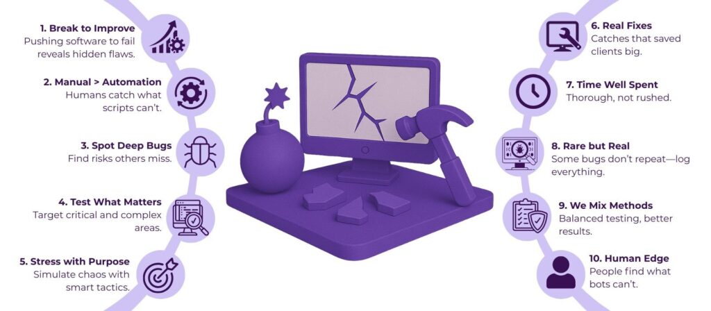 The Art of Destructive Testing: How Our Team Intentionally Breaks Things to Make Them Better 2 manual testing services