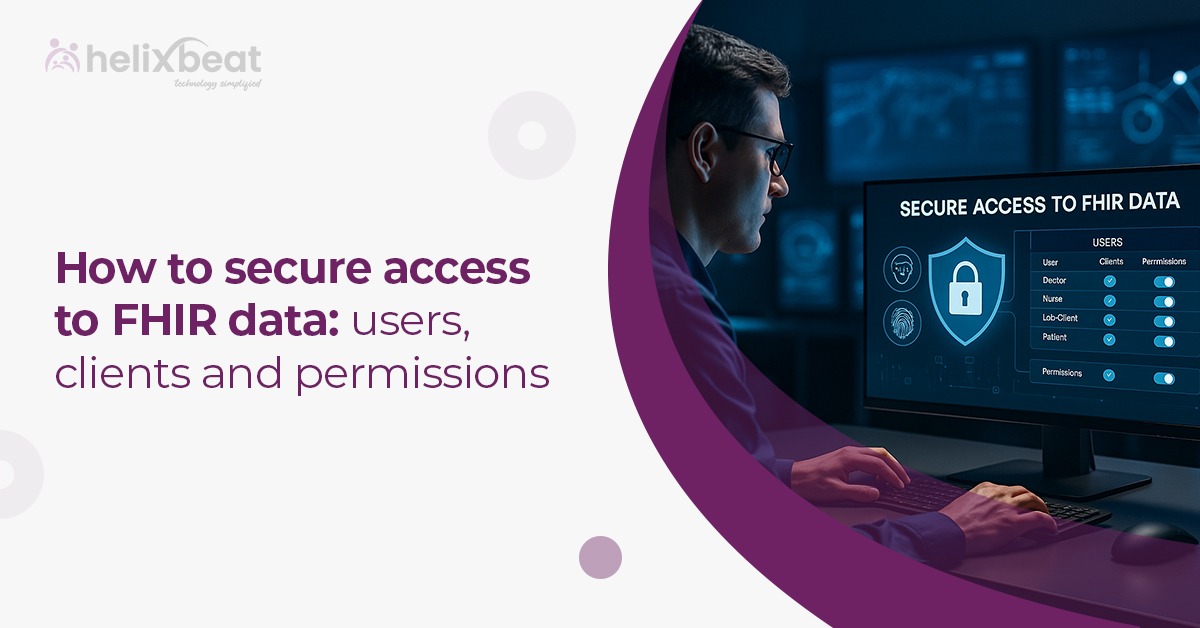 How to secure access to FHIR data users, clients and permissions 